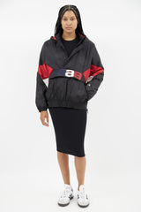 Alexander Wang Black & Multi Padded Half Zip Jacket