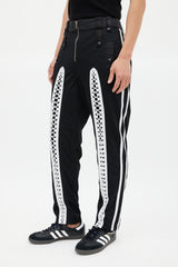 Alexander Wang Black & White Mesh Lace Trouser