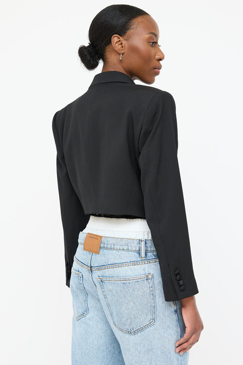 Frame Wool Cropped Blazer