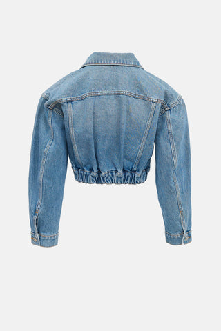 Alexander Wang Cropped Denim Jacket