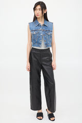 Alexander Wang Blue Denim Vest