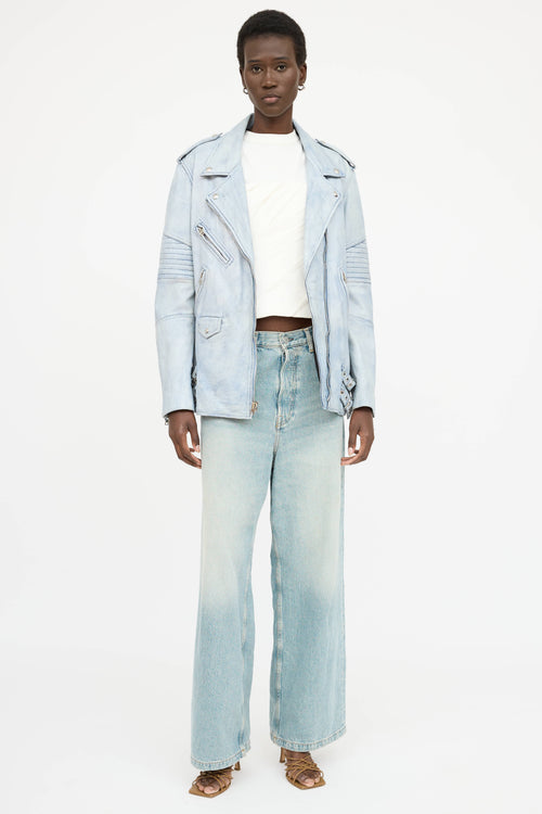 Alexander Wang Leather Moto Jacket