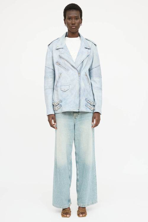 Alexander Wang Leather Moto Jacket