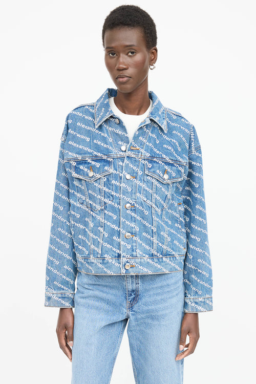 Alexander Wang // Denim Logo Jacket – VSP Consignment