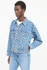Alexander Wang Denim Logo Jacket