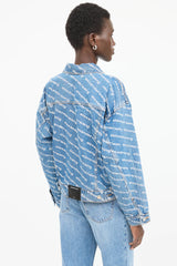 Alexander Wang Denim Logo Jacket