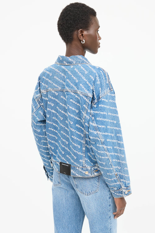 Alexander Wang Denim Logo Jacket