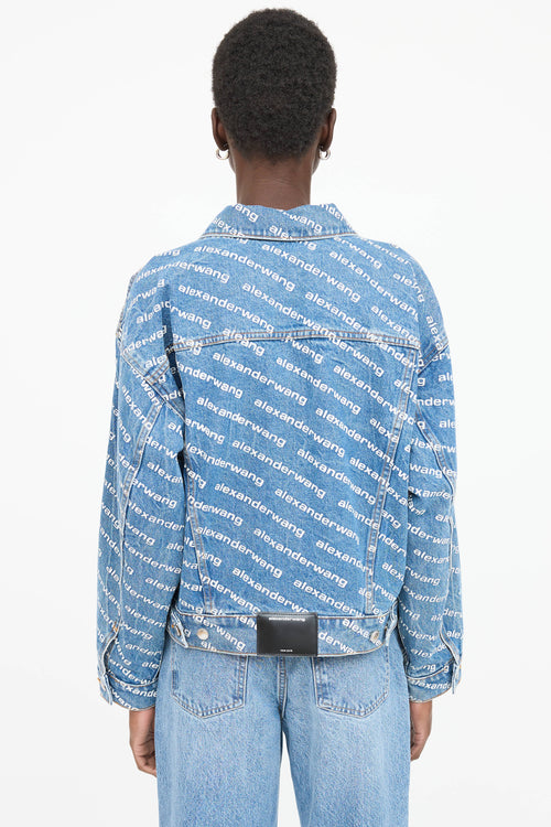 Alexander Wang Denim Logo Jacket
