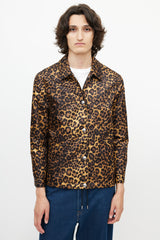 Alexander Wang Brown & Multicolour Print Coach Jacket