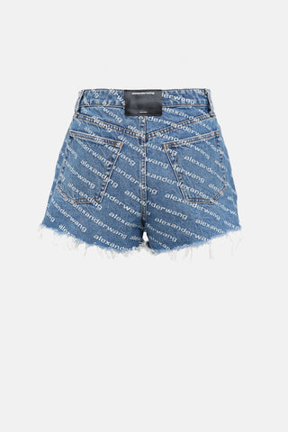 Alexander Wang Monogram Bite Shorts