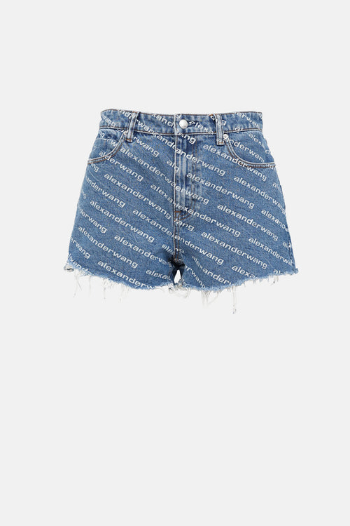 Alexander Wang Monogram Bite Shorts