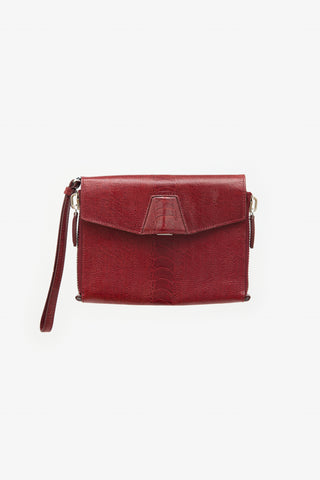 Alexander Wang Embossed Leather Lydia Clutch