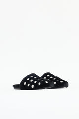 Alexander Wang Fur Embellished Amelia Mule