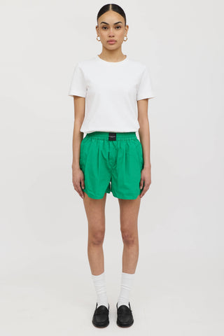 Alexander Wang Pleated Poplin Shorts