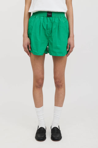 Alexander Wang Pleated Poplin Shorts