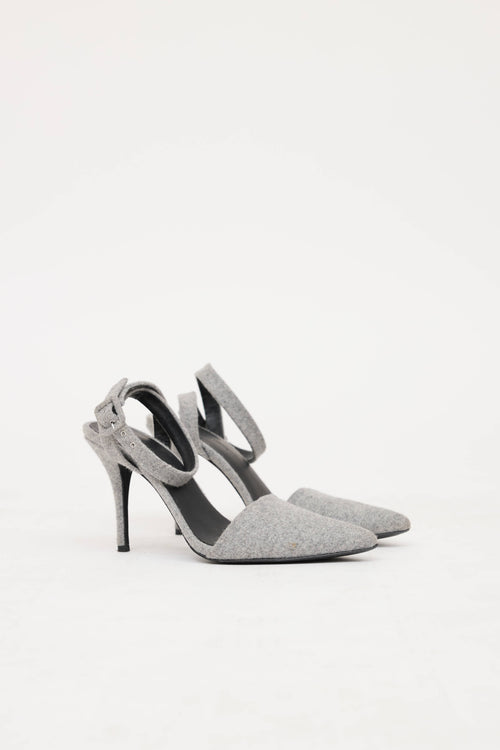 Alexander Wang Felt Lovisa Heel