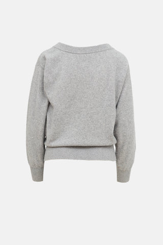 Alexander Wang Wool Knit Zip Sweater