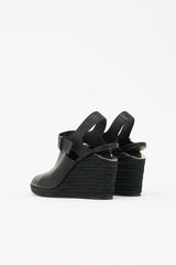 Alexander Wang Leather Espadrille Wedge Heel