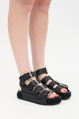 Alexander Wang Leather Idina Buckle Sandal