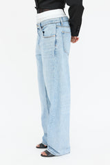 Alexander Wang Logo Boxer Jeans
