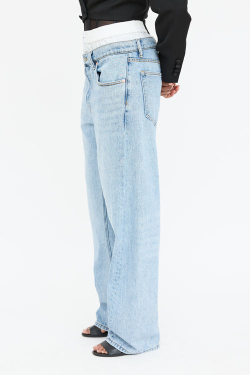 Alexander Wang Logo Boxer Jeans