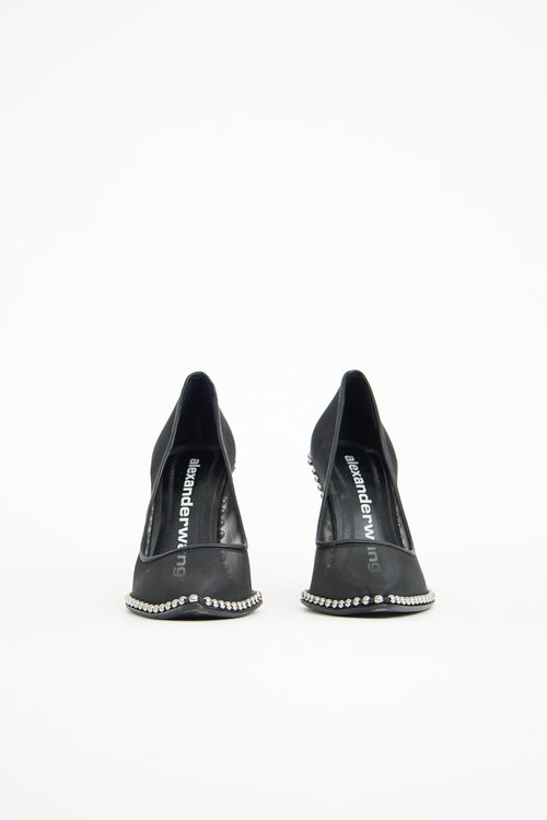Alexander Wang Mesh Rie Pump