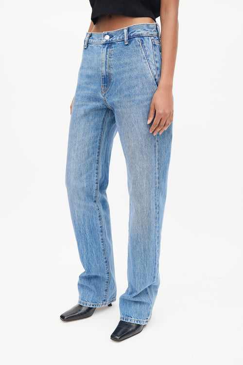Alexander Wang Mid Wash Straight Jeans