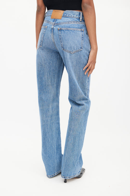 Alexander Wang Mid Wash Straight Jeans
