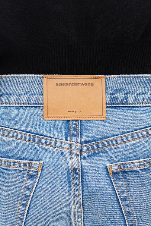 Alexander Wang Mid Wash Straight Jeans