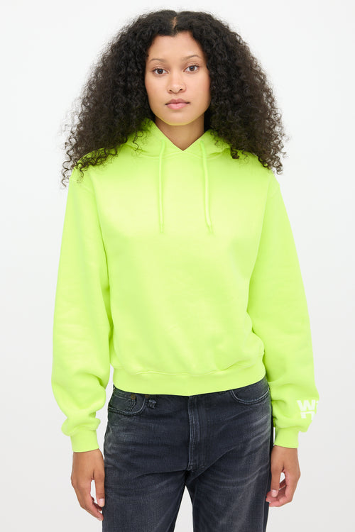 Alexander Wang Neon Green Hoodie