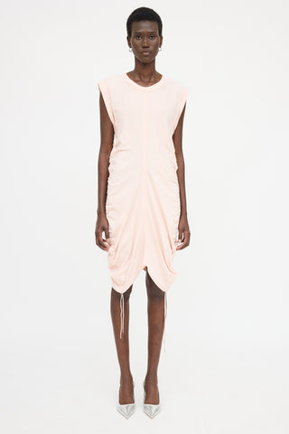 T by Alexander Wang Ruched Sleeveless Dress