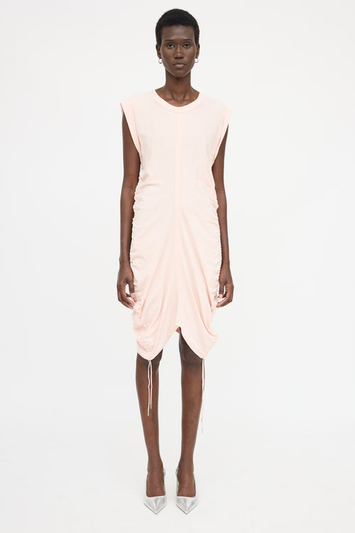 T by Alexander Wang Ruched Sleeveless Dress