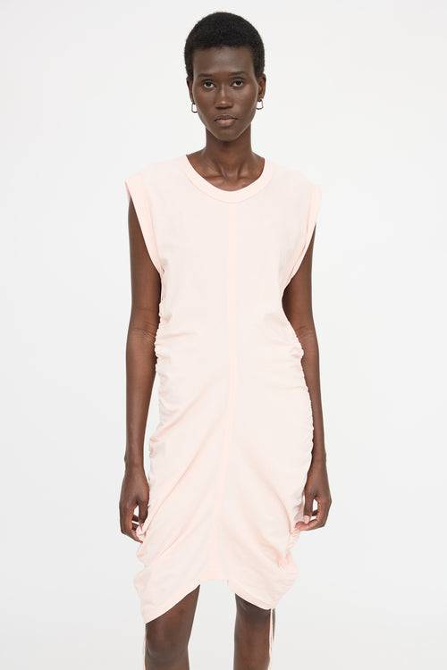T by Alexander Wang Ruched Sleeveless Dress
