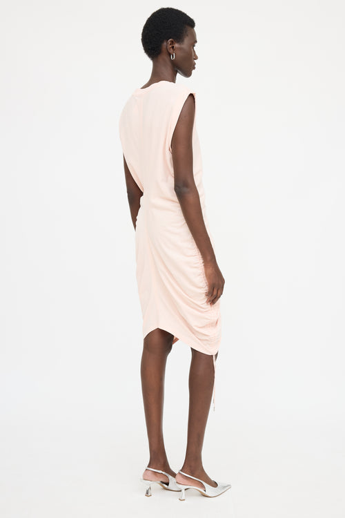 T by Alexander Wang Ruched Sleeveless Dress