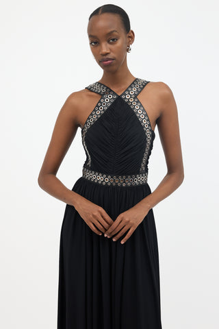Alexander Wang Pre-Fall 2016 Eyelet Embellished Gown