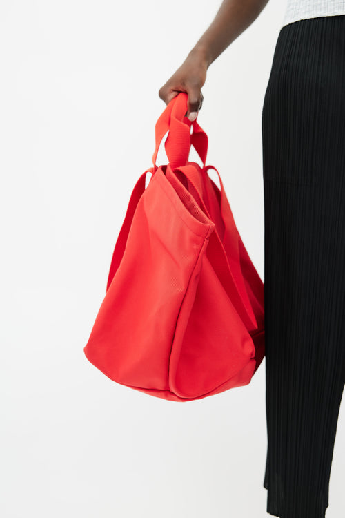 Alexander Wang Red Primal Oversized Tote Bag