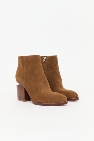 Alexander Wang Suede Gabi Ankle Boot