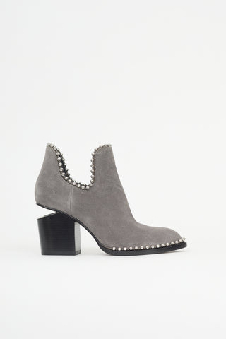 Alexander Wang Suede Studded Gabi Boot