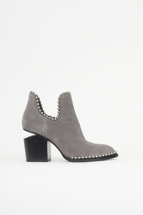 Alexander Wang Suede Studded Gabi Boot