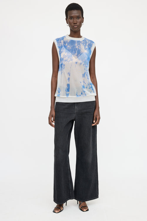 Alexander Wang Sheer Patterned Top