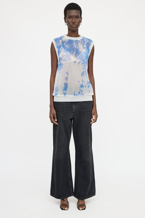 Alexander Wang Sheer Patterned Top