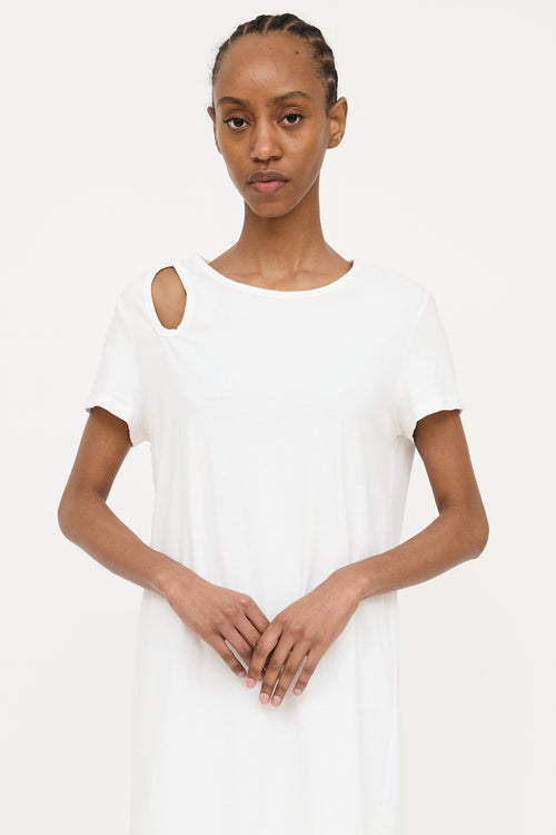 T by Alexander Wang Cut Out T-Shirt Dress