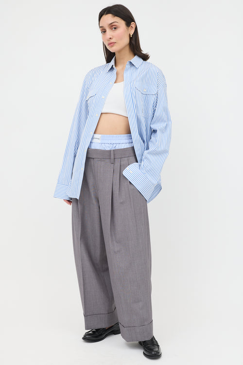 Alexander Wang Wool Layered Trouser