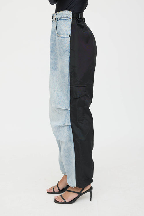 Alexander Wang Pack Mix Hybrid Cargo Jeans