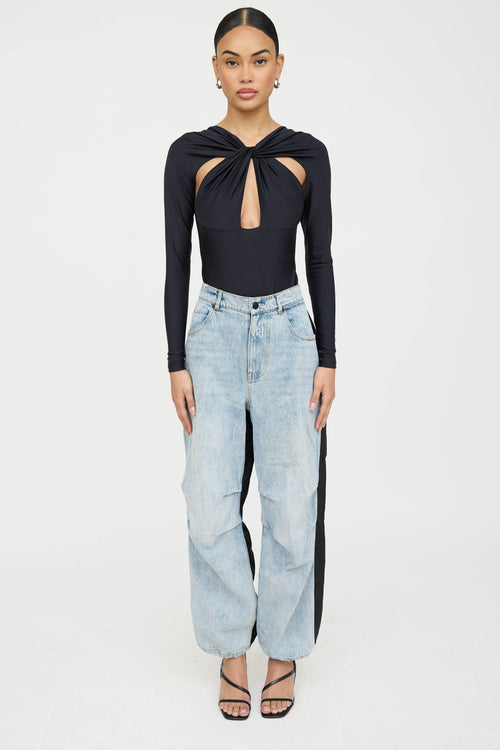 Alexander Wang Pack Mix Hybrid Cargo Jeans