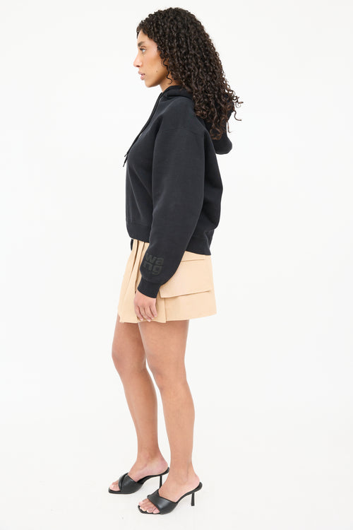T by Alexander Wang Cropped Hoodie