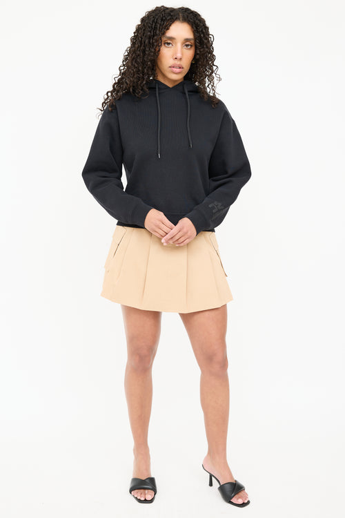 T by Alexander Wang Cropped Hoodie