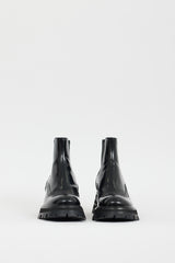 Alexander McQueen Black Leather Wander Chelsea Boot