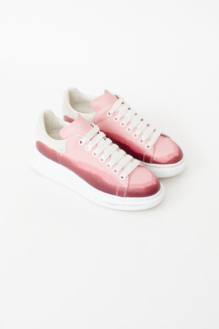 Alexander McQueen Pink Oversized Dip Dye Sneaker