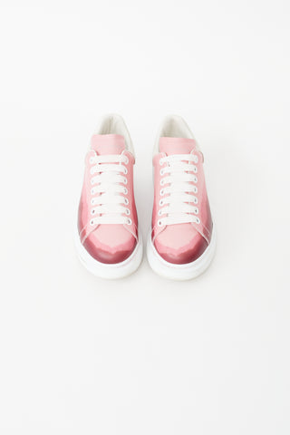 Alexander McQueen Pink Oversized Dip Dye Sneaker